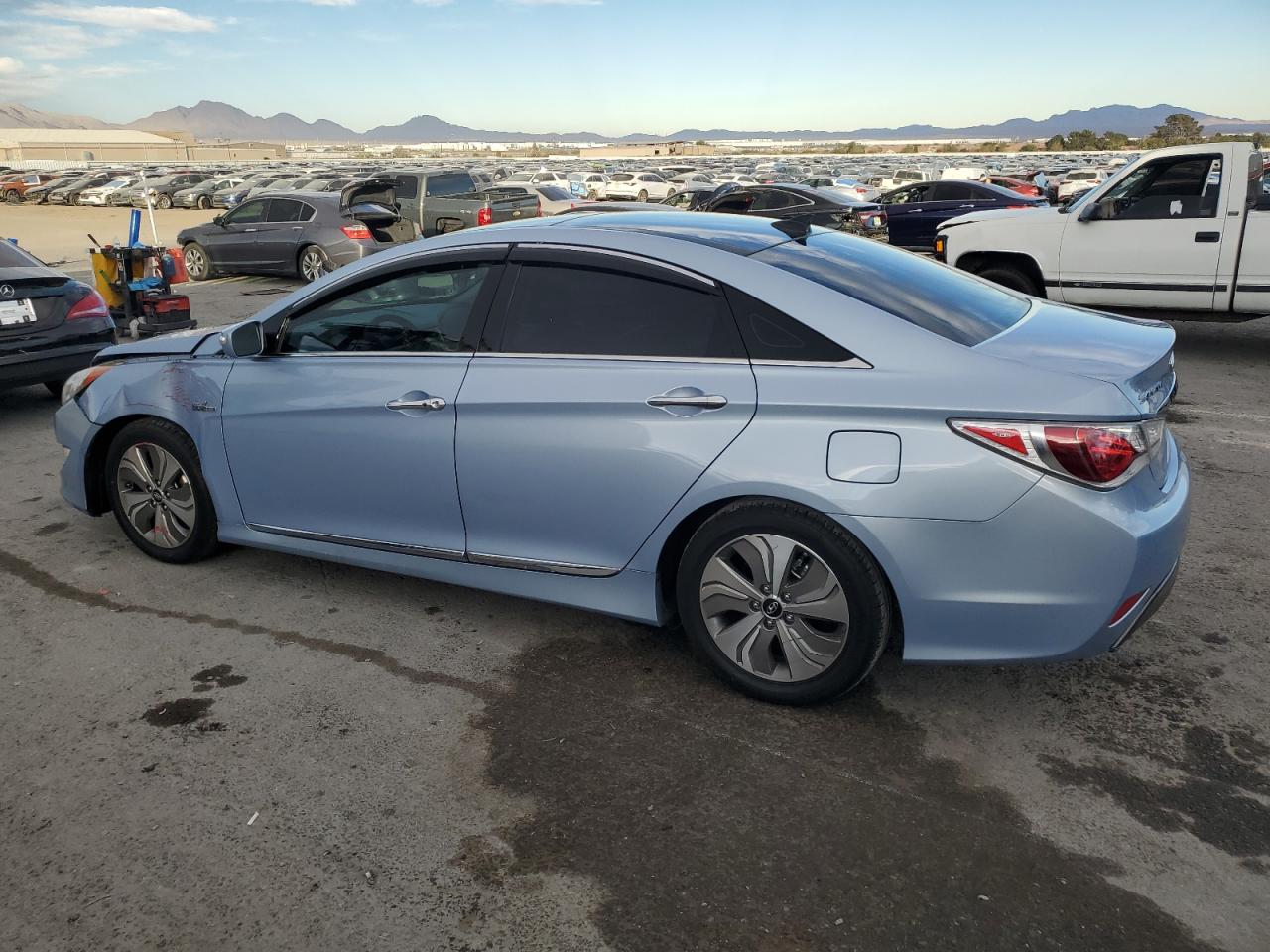 Lot #3006651385 2013 HYUNDAI SONATA HYB