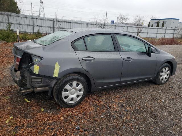 HONDA CIVIC LX 2013 gray  gas 2HGFB2F42DH014222 photo #4