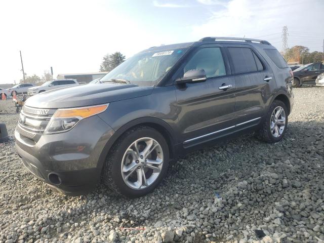 FORD EXPLORER L 2015 gray  gas 1FM5K7F88FGB74951 photo #1