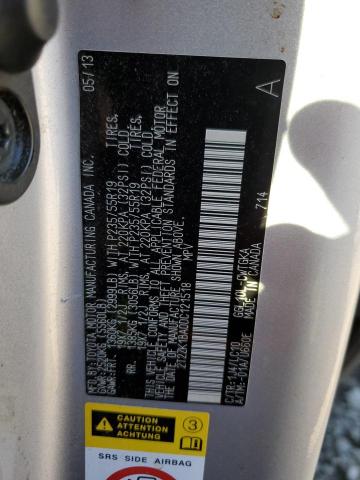 VIN 2T2ZK1BA0DC121518 2013 LEXUS RX350 no.13