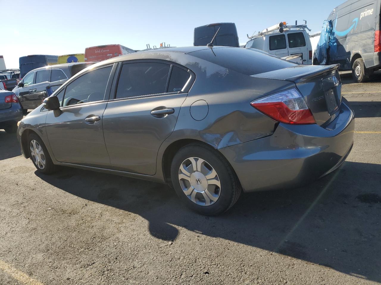 Lot #3029324739 2012 HONDA CIVIC HYBR