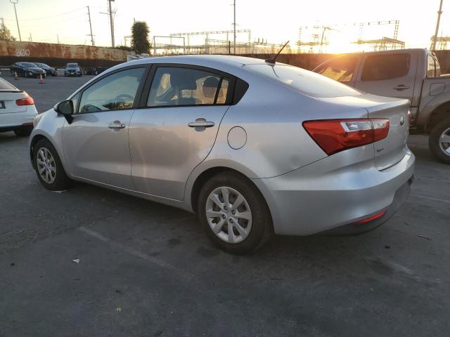 KIA RIO LX 2016 silver  gas KNADM4A3XG6653378 photo #3