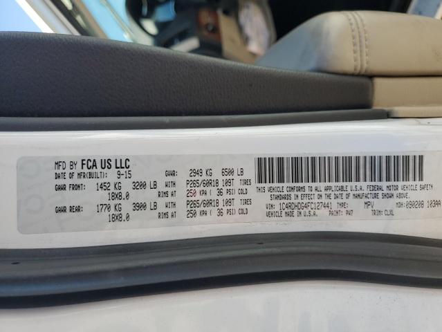 2015 DODGE DURANGO LI - 1C4RDHDG4FC127441
