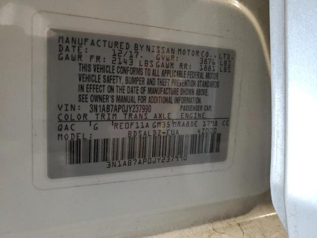 2018 NISSAN SENTRA S - 3N1AB7AP0JY237990
