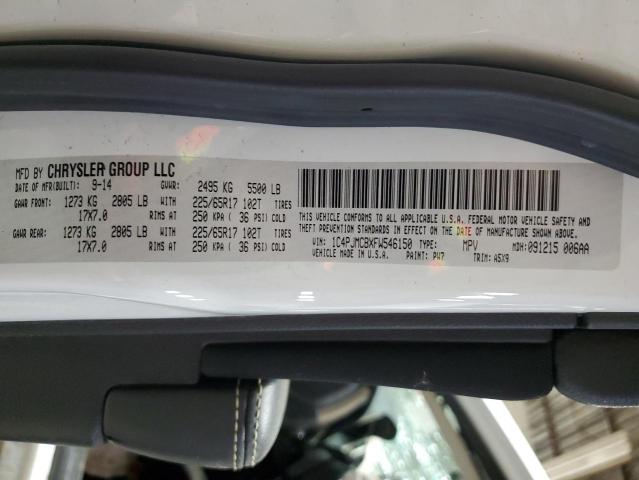2015 JEEP CHEROKEE L - 1C4PJMCBXFW546150