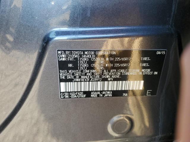 2015 TOYOTA RAV4 XLE - JTMRFREV3FJ028912