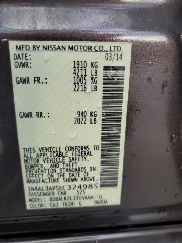 VIN 1N4AL3AP5EC324985 2014 NISSAN ALTIMA no.12