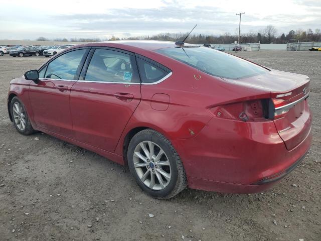 FORD FUSION SE 2017 red  gas 3FA6P0H72HR103963 photo #3