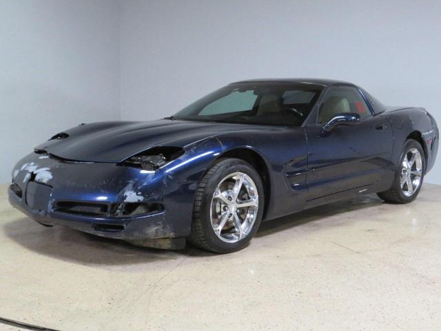 CHEVROLET CORVETTE 2001 blue  gas 1G1YY22G815109465 photo #3