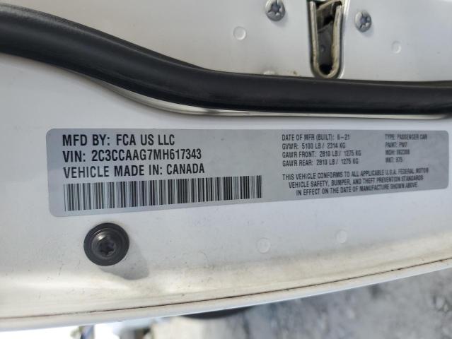 VIN 2C3CCAAG7MH617343 2021 CHRYSLER 300 no.12