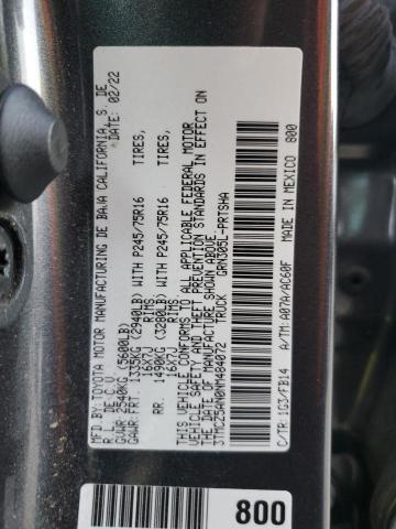 2022 TOYOTA TACOMA DOU - 3TMCZ5AN0NM484072