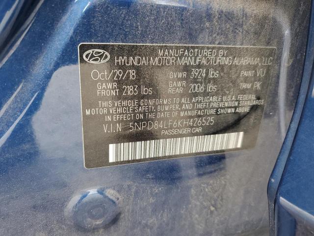 2019 HYUNDAI ELANTRA SE - 5NPD84LF6KH426525