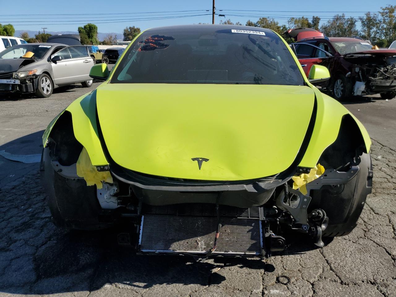 Lot #3026985795 2022 TESLA MODEL 3