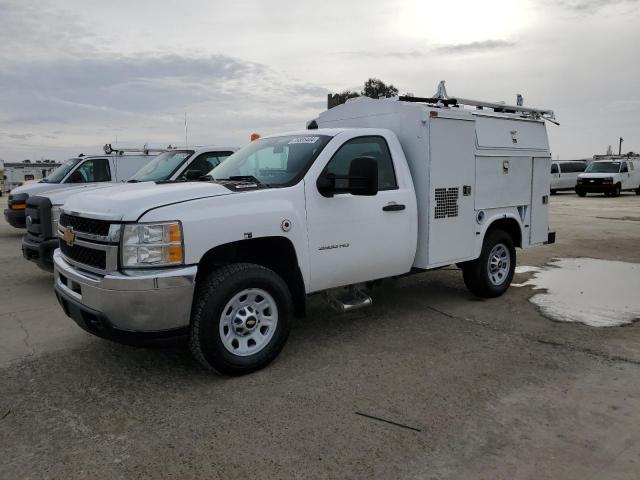 CHEVROLET SILVERADO 2012 white  flexible fuel 1GB3KZCG0CF204145 photo #1