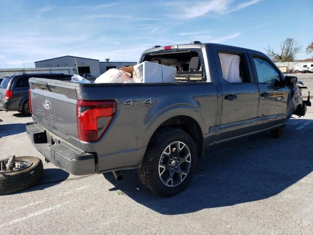 FORD F150 STX 2024 gray  gas 1FTEW2LP5RKD02510 photo #4