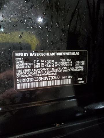 2017 BMW X5 XDRIVE3 - 5UXKR0C36H0V79350