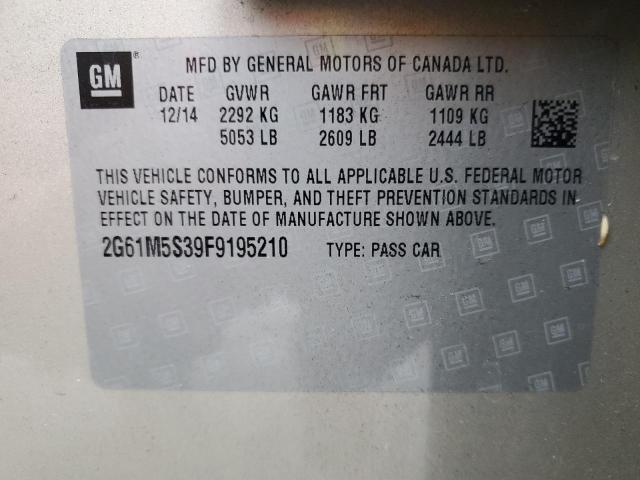 2015 CADILLAC XTS LUXURY - 2G61M5S39F9195210