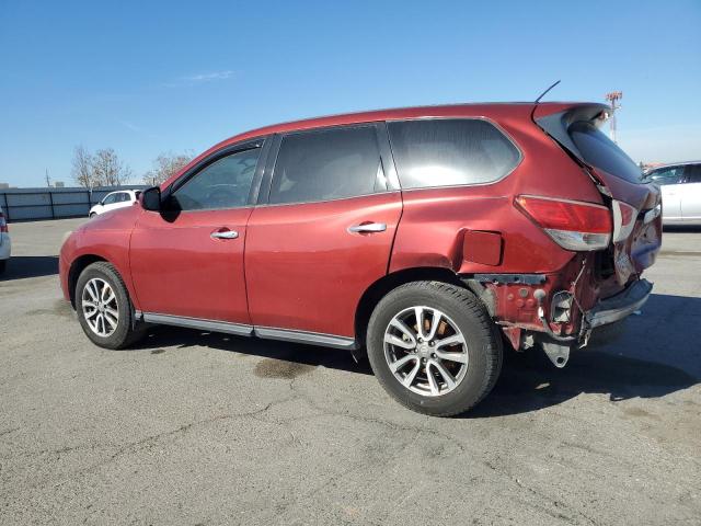 NISSAN PATHFINDER 2014 burgundy  gas 5N1AR2MN1EC620692 photo #3