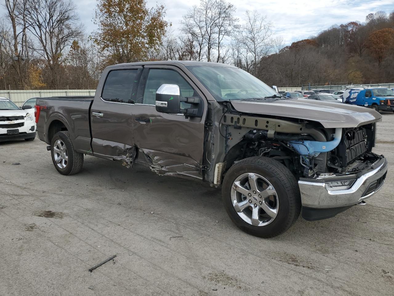 Lot #2996561748 2021 FORD F150 SUPER