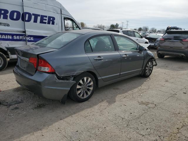 HONDA CIVIC EX 2009 gray sedan 4d gas 1HGFA16879L006448 photo #4