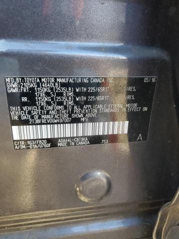 2016 TOYOTA RAV4 LE - 2T3BFREV0GW497007