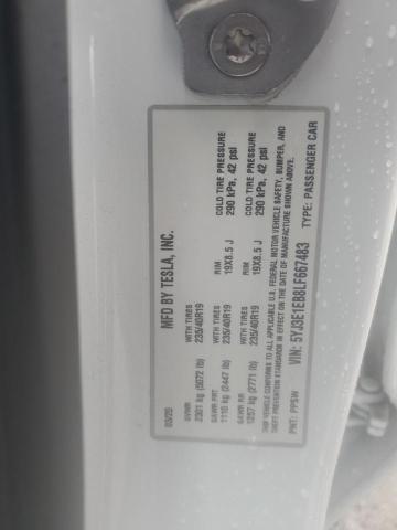 2020 TESLA MODEL 3 - 5YJ3E1EB8LF667483