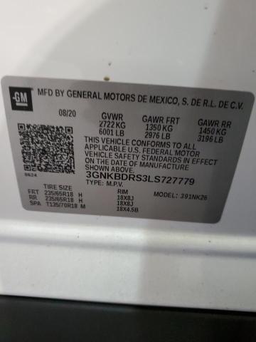 2020 CHEVROLET BLAZER 3LT - 3GNKBDRS3LS727779