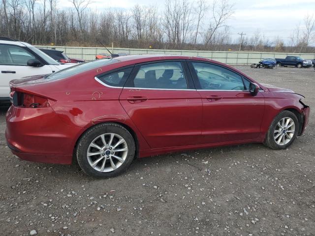 FORD FUSION SE 2017 red  gas 3FA6P0H72HR103963 photo #4