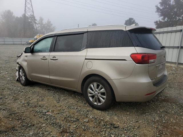 KIA SEDONA LX 2016 tan  gas KNDMB5C19G6130198 photo #3