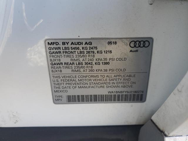 2018 AUDI Q5 PREMIUM - WA1BNBFY9J2180274
