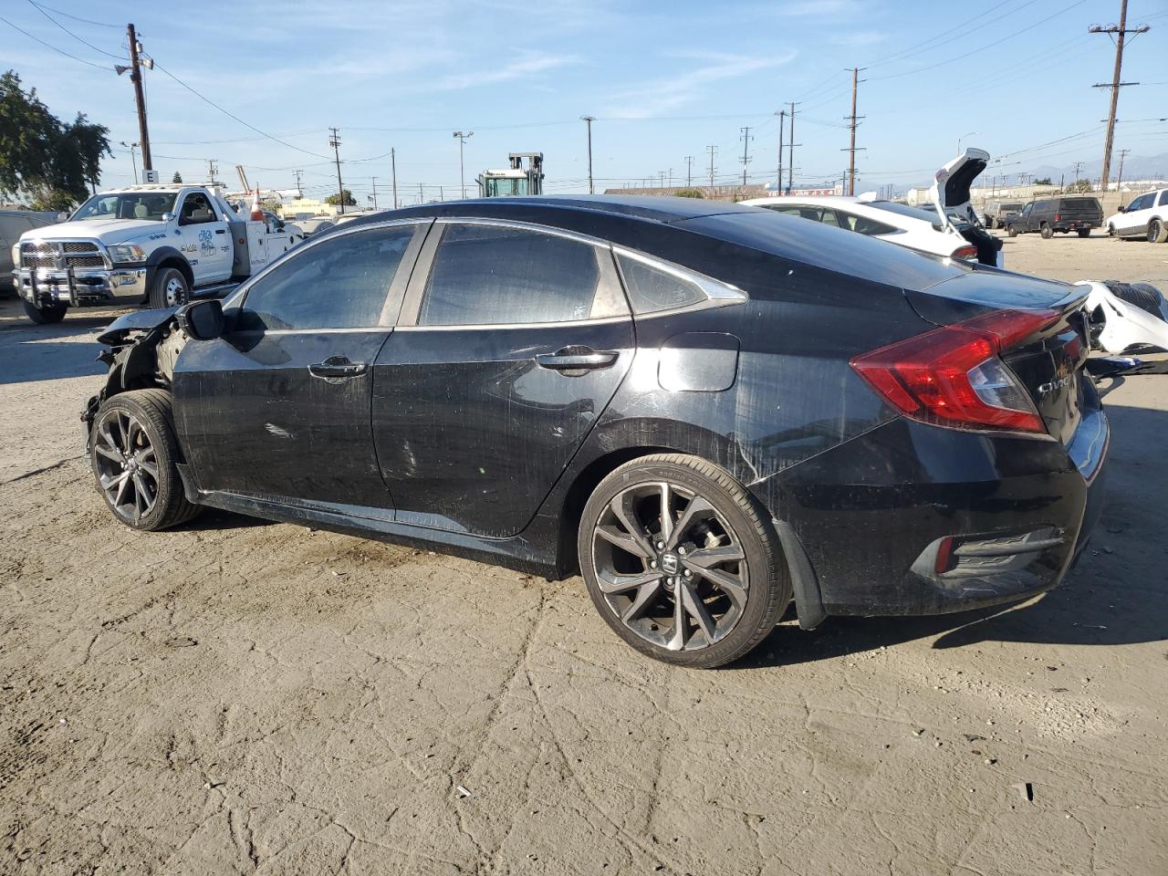 Lot #2974691085 2020 HONDA CIVIC SPOR