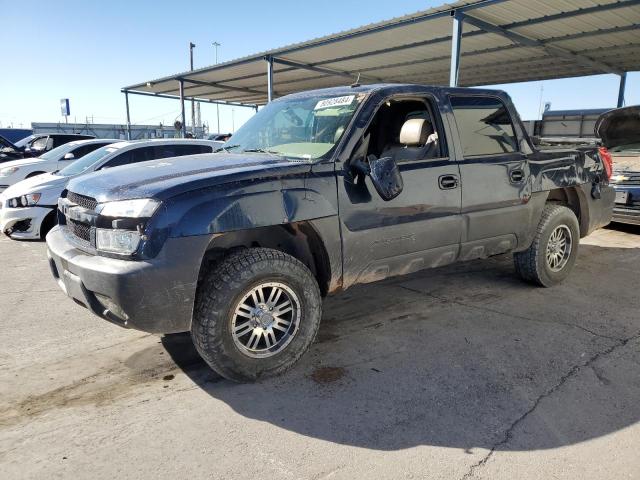 CHEVROLET AVALANCHE 2004 blue crew pic gas 3GNEK12T44G206492 photo #1