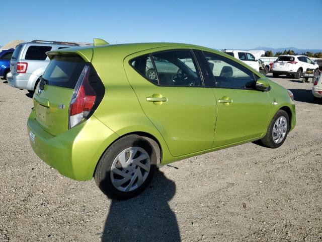 TOYOTA PRIUS C 2015 green  hybrid engine JTDKDTB32F1090065 photo #4