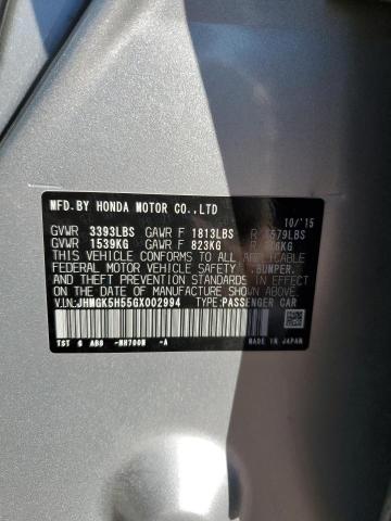 2016 HONDA FIT LX - JHMGK5H55GX002994