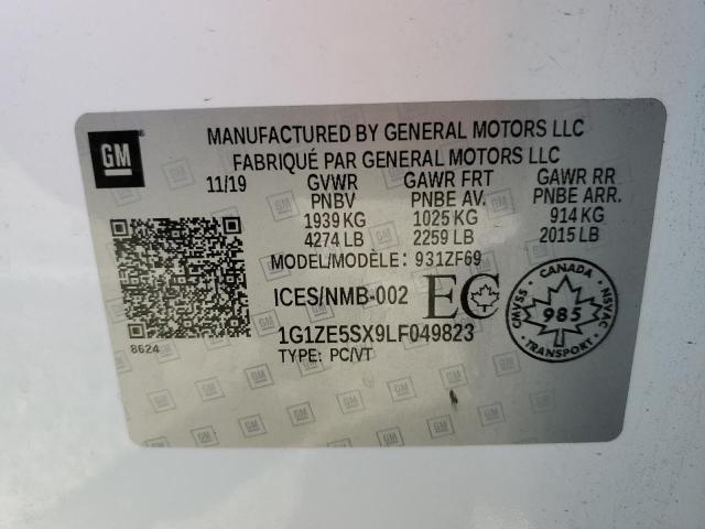 2020 CHEVROLET MALIBU PRE - 1G1ZE5SX9LF049823