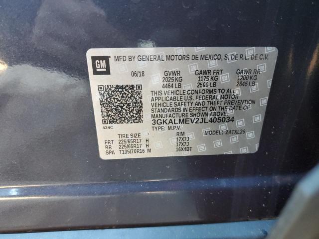 2018 GMC TERRAIN SL - 3GKALMEV2JL405034