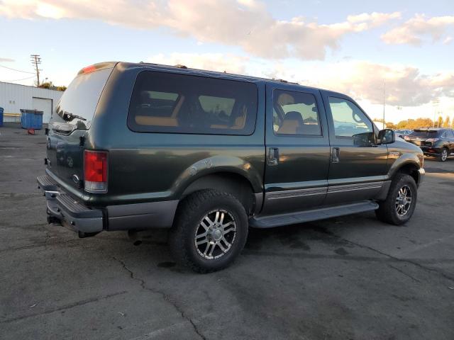 FORD EXCURSION 2002 green  gas 1FMNU41SX2EA41688 photo #4