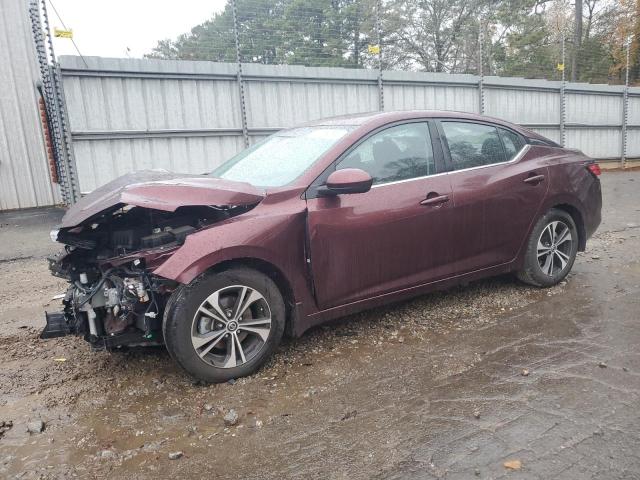 NISSAN SENTRA SV 2021 burgundy  gas 3N1AB8CV7MY268286 photo #1