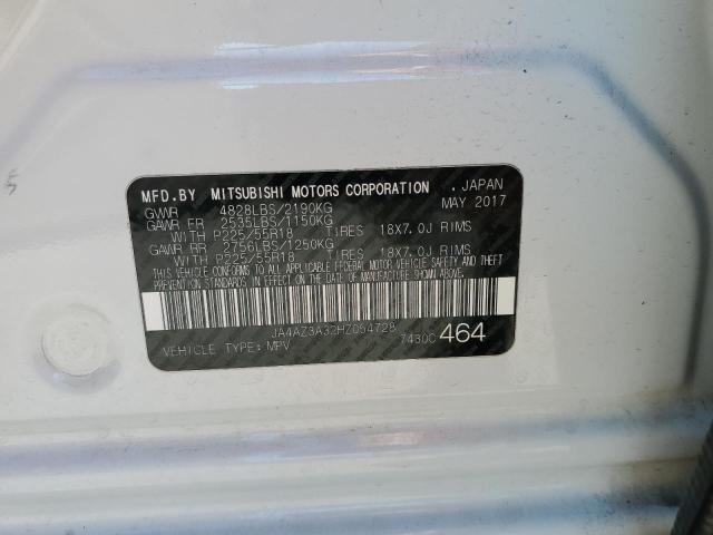 2017 MITSUBISHI OUTLANDER - JA4AZ3A32HZ054728