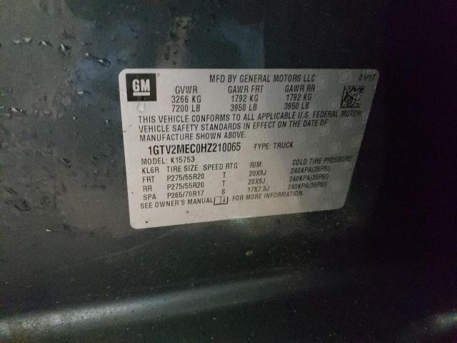 2017 GMC SIERRA K15 - 1GTV2MEC0HZ210065