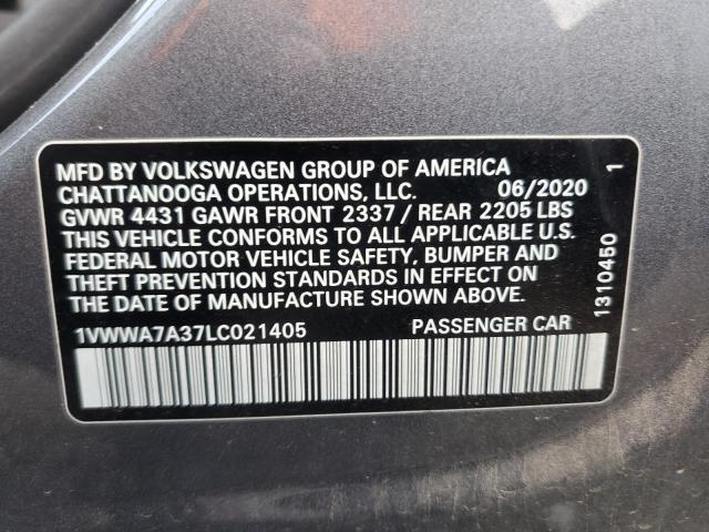 2020 VOLKSWAGEN PASSAT SE - 1VWWA7A37LC021405
