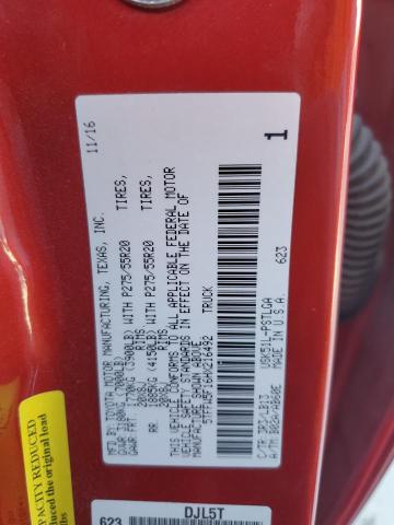2017 TOYOTA TUNDRA CRE - 5TFFW5F16HX216492