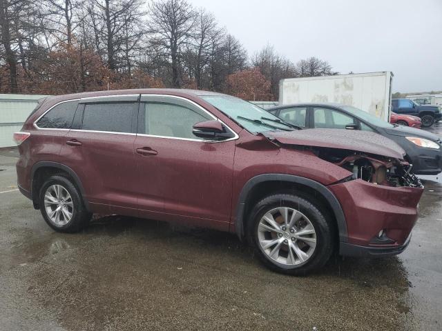 Vin: 5tdbkrfh6fs072265, lot: 80562084, toyota highlander le 20154