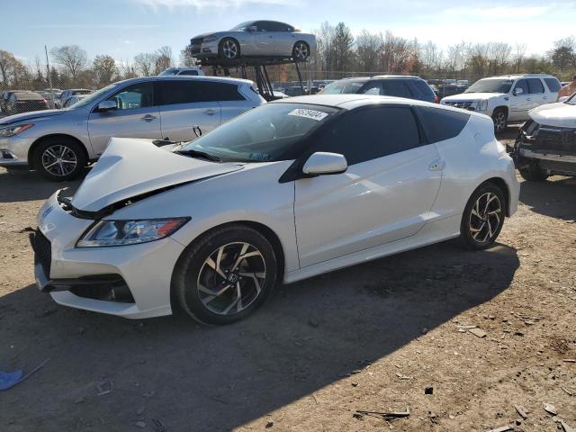 HONDA CR-Z EX 2016 white  hybrid engine JHMZF1D68GS000819 photo #1