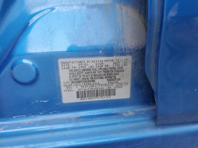 2021 NISSAN VERSA S - 3N1CN8DV7ML914762