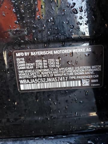 2018 BMW 530 I - WBAJA5C52JWA57417