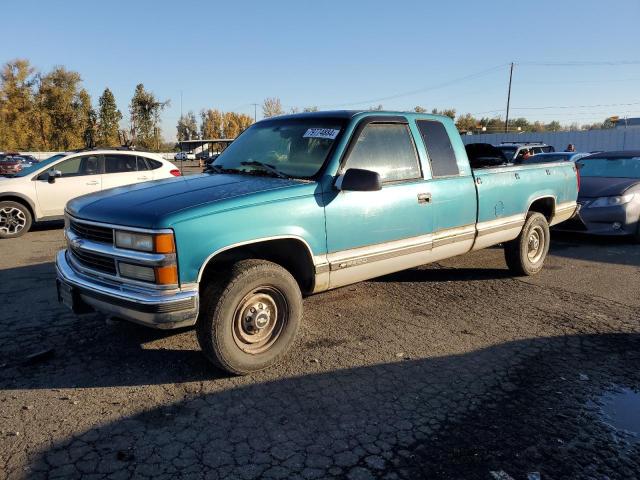 CHEVROLET GMT-400 C2 1997 turquoise  gas 1GCGC29R1VE204996 photo #1