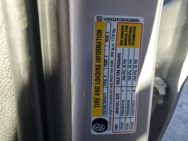 2017 CHEVROLET TAHOE C150 - 1GNSCAKC0HR348005