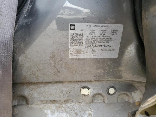 2021 CHEVROLET SUBURBAN K - 1GNSKDKD8MR433097