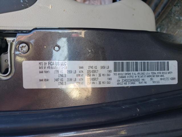 VIN 2C4RDGCGXKR620263 2019 DODGE CARAVAN no.13